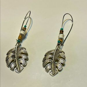 Leaf 🍁 dangle hand made fashion earrings